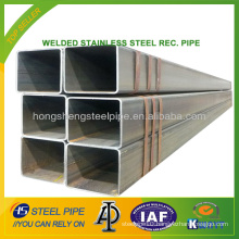 Welded Stainless Rectangular Steel Pipe